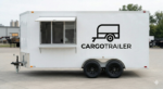 7x14 Enclosed Concession Food Trailer - Tandem Axle White - CARGOTRAILER - Image 5