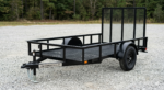 6x10 Open Utility Trailer - Mesh Gate - CARGOTRAILER