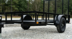6x10 Open Utility Trailer - Mesh Gate - CARGOTRAILER - Image 3