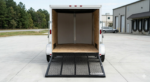 7x16 V-Nose Enclosed Cargo Trailer - Tandem Axle (White) - CARGOTRAILER - Image 4