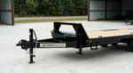 8.5x25 Gooseneck Flatbed Equipment Trailer - Tandem Dual Axle Black - CARGOTRAILER - Image 3