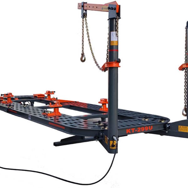 KATOOL 22 FEET 2 TOWERS AUTO BODY FRAME MACHINE WITH CLAMPS HOOKS TOOLS CART
