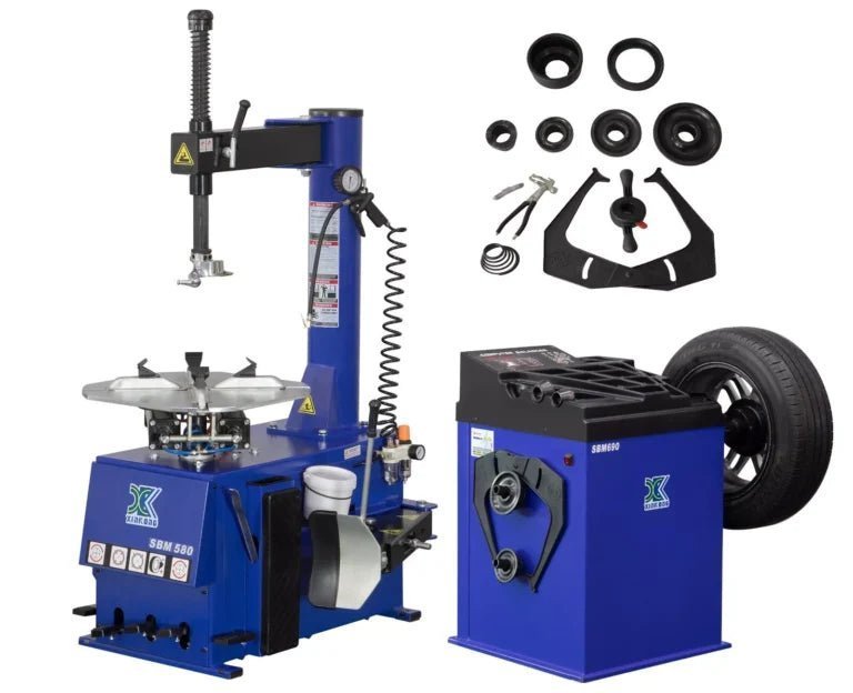 7-1.jpg 2.0 HP Tire Changer & Wheel Balancer Machine Combo 580 690 - Image 1