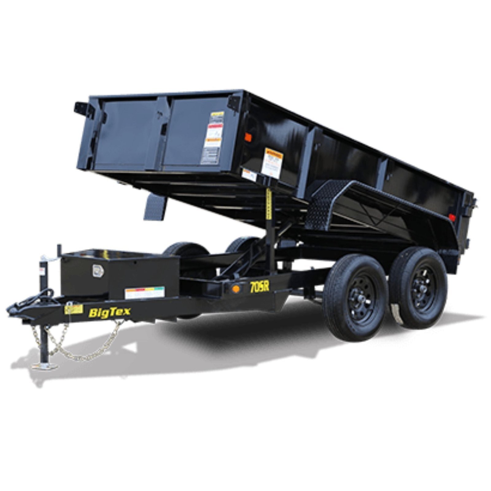 70SR_1.jpg Big Tex Tandem Axle Single Ram Dump Trailer | 70SR-10-5WDD - Image 1