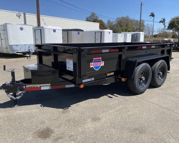 Carry-On 6 X 12 Patriot Dump 12K Trailer