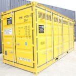 20FT new yellow container with open doors - Image 2