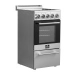 Forno Pallerno 20 in. Freestanding Electric Range, 2.05 cu. ft., 4 Elements, Stainless Steel (Model FFSEL6052-20) - Image 3
