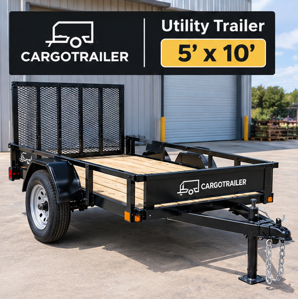 Cargotrailer 5′ x 10′ Utility Trailer