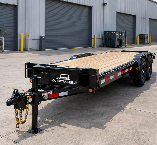 Cargotrailer 6′ x 12′ Flatbed Trailer