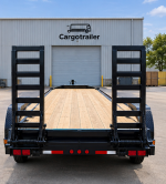 Cargotrailer 6′ x 12′ Flatbed Trailer – Tandem Axle, Wood Deck, Stand-Up Ramps - Image 2