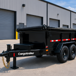 Cargotrailer 7′ x 12′ Tipper Trailer – Tandem Axle, Hydraulic Dump, Tarp Kit