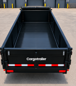 Cargotrailer 7′ x 14′ Tipper Trailer – Tandem Axle, Hydraulic Dump, Tarp Kit - Image 4