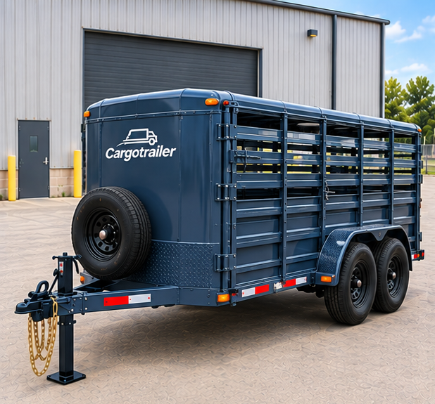 Cargotrailer 8′ x 24′ Livestock Trailer