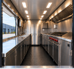 Cargotrailer 8.5′ x 32′ Catering Trailer – Tandem Axle, Stainless Kitchen, Serving Window - Image 3